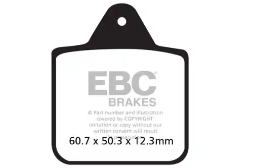 Тормозные колодки дисковые EBC FA273R