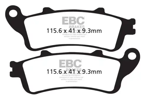 Тормозные колодки дисковые EBC FA281HH