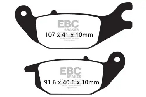 Тормозные колодки дисковые EBC FA343