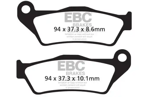 Тормозные колодки дисковые EBC FA363HH