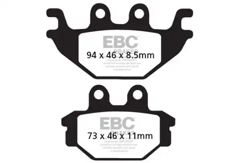 Тормозные колодки дисковые EBC FA377