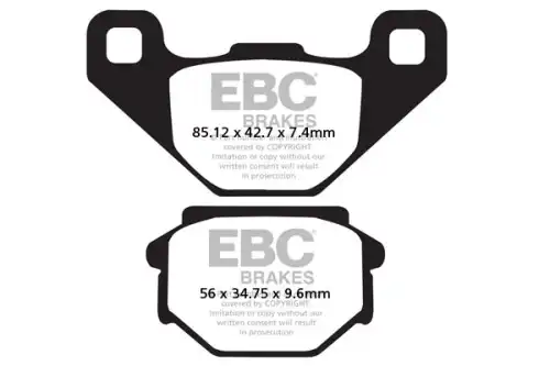 Тормозные колодки дисковые EBC FA382