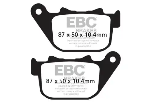 Тормозные колодки дисковые EBC FA387V