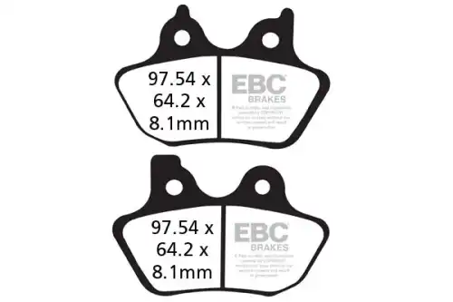 Тормозные колодки дисковые EBC FA400V