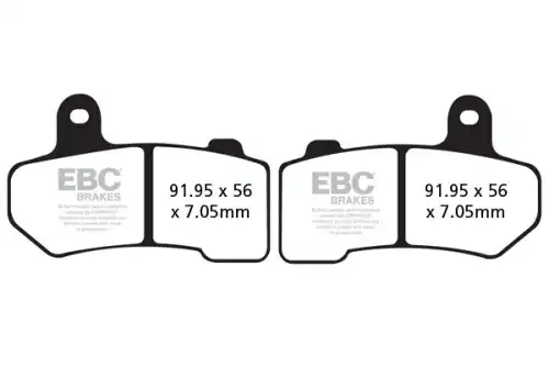 Тормозные колодки дисковые EBC FA409V