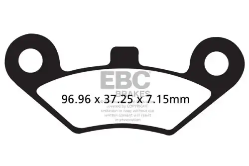 Тормозные колодки дисковые EBC FA453R