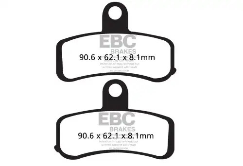 Тормозные колодки дисковые EBC FA457V