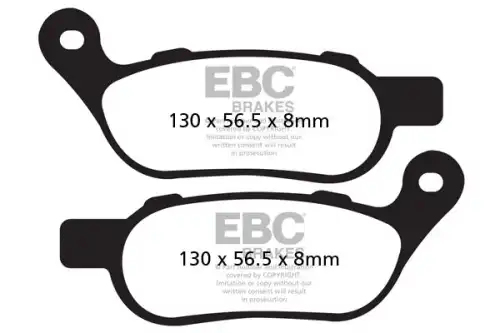 Тормозные колодки дисковые EBC FA458V