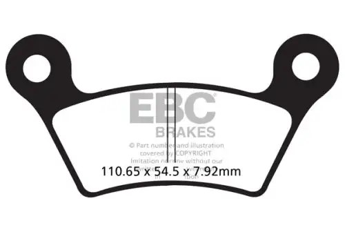 Тормозные колодки дисковые EBC FA473