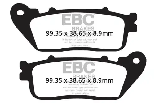 Тормозные колодки дисковые EBC FA488HH