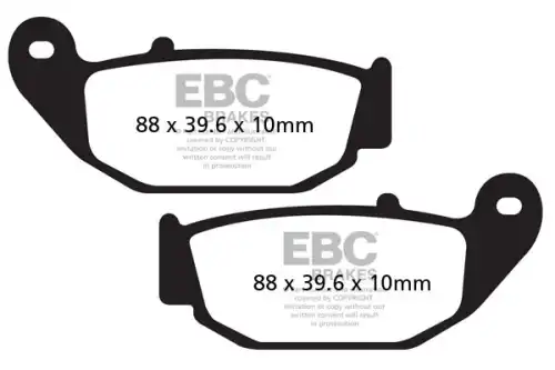 Тормозные колодки FA629 EBC