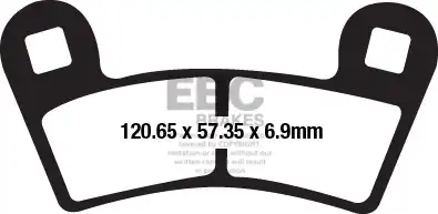 Тормозные колодки дисковые EBC FA657R