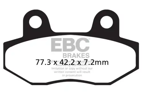 Тормозные колодки дисковые EBC SFA086
