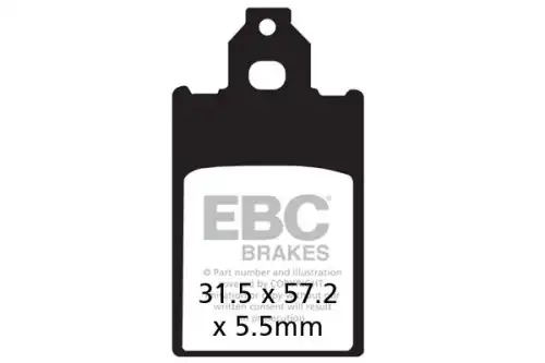 Тормозные колодки SFA116 EBC
