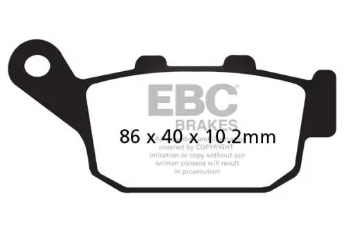 Тормозные колодки дисковые EBC SFA140