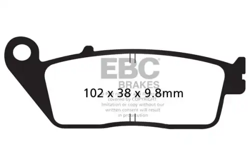 Тормозные колодки дисковые EBC SFA196