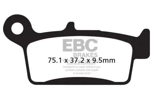 Тормозные колодки дисковые EBC SFA233