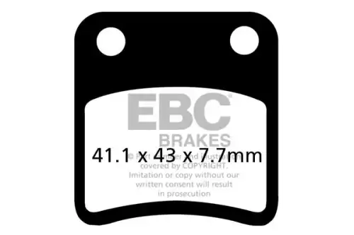 Тормозные колодки дисковые EBC SFA257