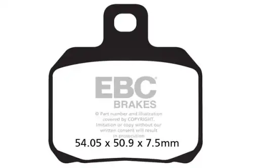 Тормозные колодки дисковые EBC SFA266HH
