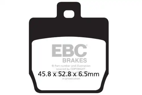 Тормозные колодки дисковые EBC SFA268
