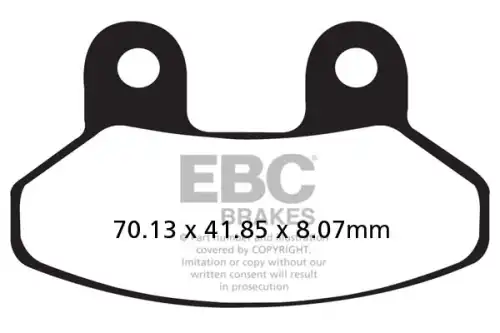 Тормозные колодки дисковые EBC SFA306