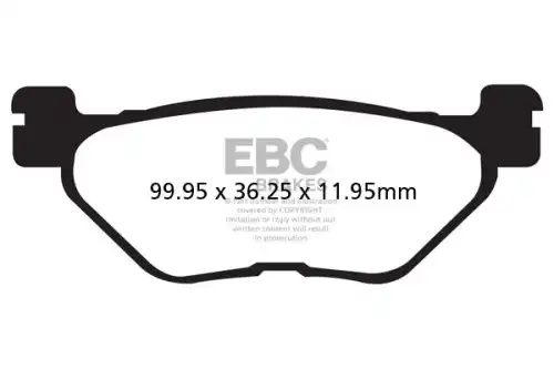 Тормозные колодки дисковые EBC SFA319