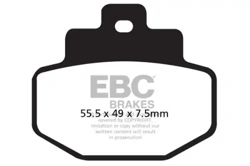 Тормозные колодки дисковые EBC SFA321