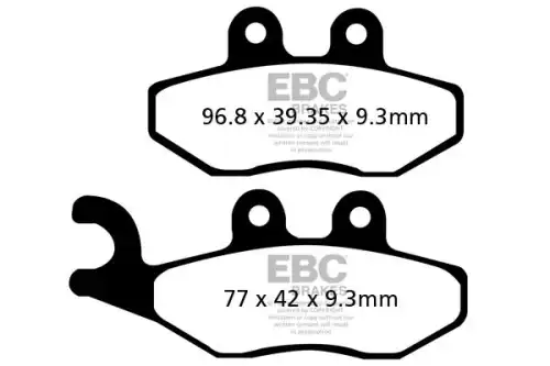 Тормозные колодки дисковые EBC SFA353HH
