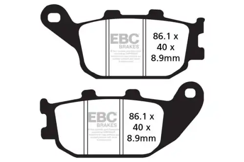 Тормозные колодки дисковые EBC SFA358
