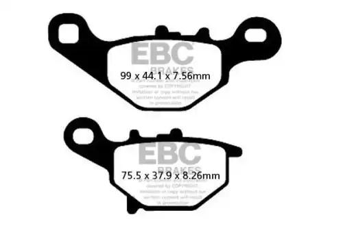 Тормозные колодки дисковые EBC SFA396HH