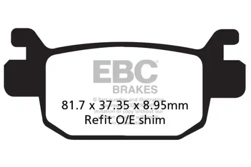Тормозные колодки дисковые EBC SFA415