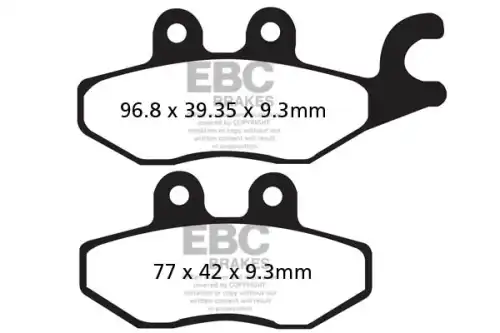 Тормозные колодки SFA418 EBC