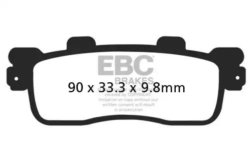 Тормозные колодки дисковые EBC SFA498HH