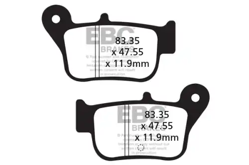 Тормозные колодки дисковые EBC SFA628HH