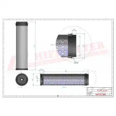 Фильтр воздушный HIFI SA11791