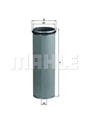 Фильтр воздушный MAHLE LXS 44/1