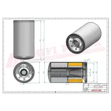 Фильтр масляный HIFI SO10011