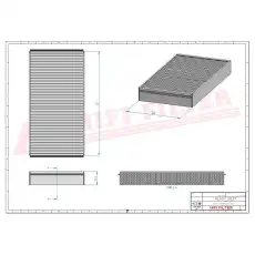 Салонный фильтр HIFI SC40069