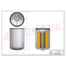 Фильтр масляный HIFI SO10053