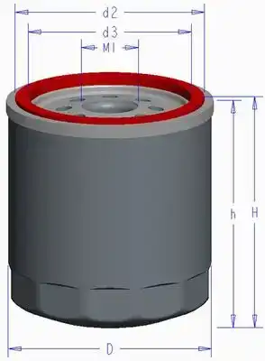 Фильтр масляный KNECHT OC 610