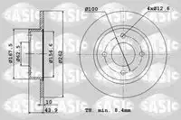 Тормозной диск SASIC 6106220