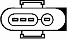 Лямбда-зонд 6PA 009 166-031 HELLA