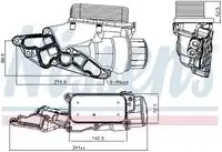 Радиатор кондиционера (конденсатор) NISSENS 90933