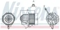 Вентилятор отопителя NISSENS 87428