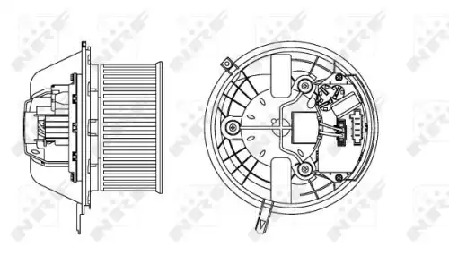 Отопитель воздушный NRF 34169