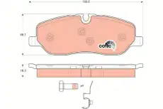 Тормозные колодки дисковые TRW GDB1631