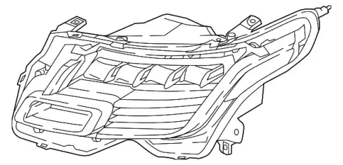 SCHEINWERFER UND BLINKLEUCHTE LR098532 LAND ROVER