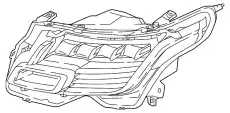 SCHEINWERFER UND BLINKLEUCHTE LR098527 LAND ROVER