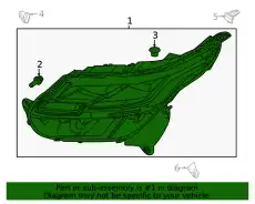 Фара LAND ROVER LR109716