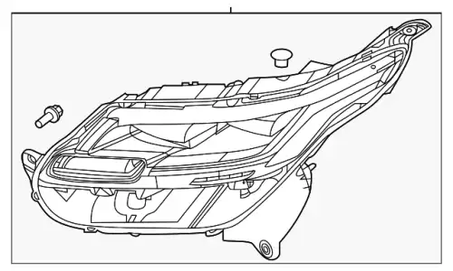 Фара LAND ROVER LR109716